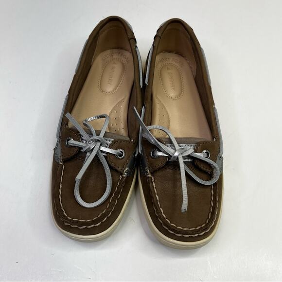 Sperry Angelfish leather Boat shoes light gray - 6 - Picture 4 of 12
